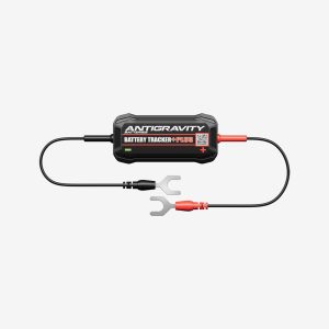 Antigravity Battery Tracker PLUS monitors 6V, 12V, and 24V Lithium & Lead-Acid batteries via Bluetooth, tracking voltage, cranking, charging, and GPS.